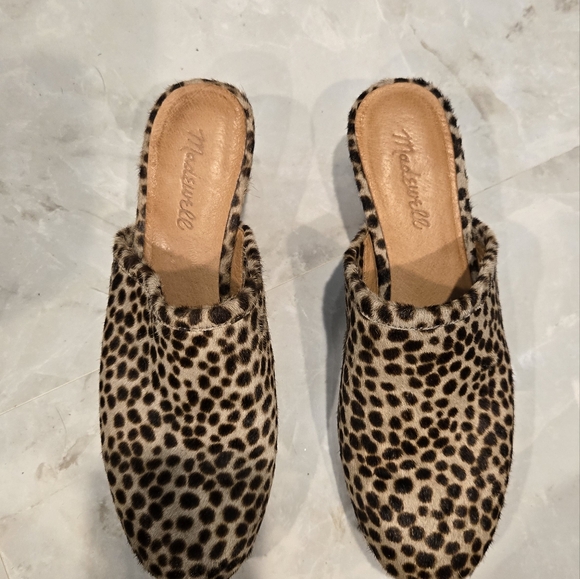 Madewell Ruby clog leopard calf hair - Picture 3 of 4